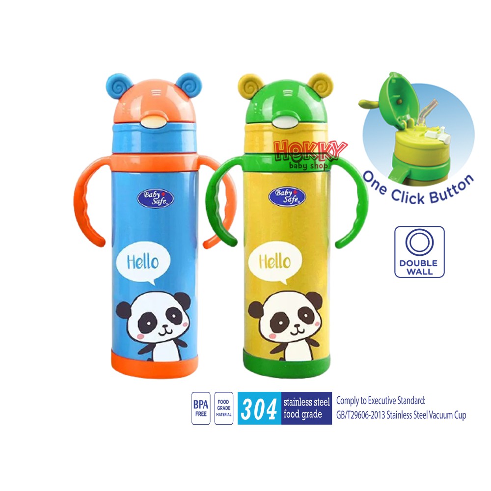 Baby Safe Vaccum Flask Botol Minum Anak model Termos 400ml