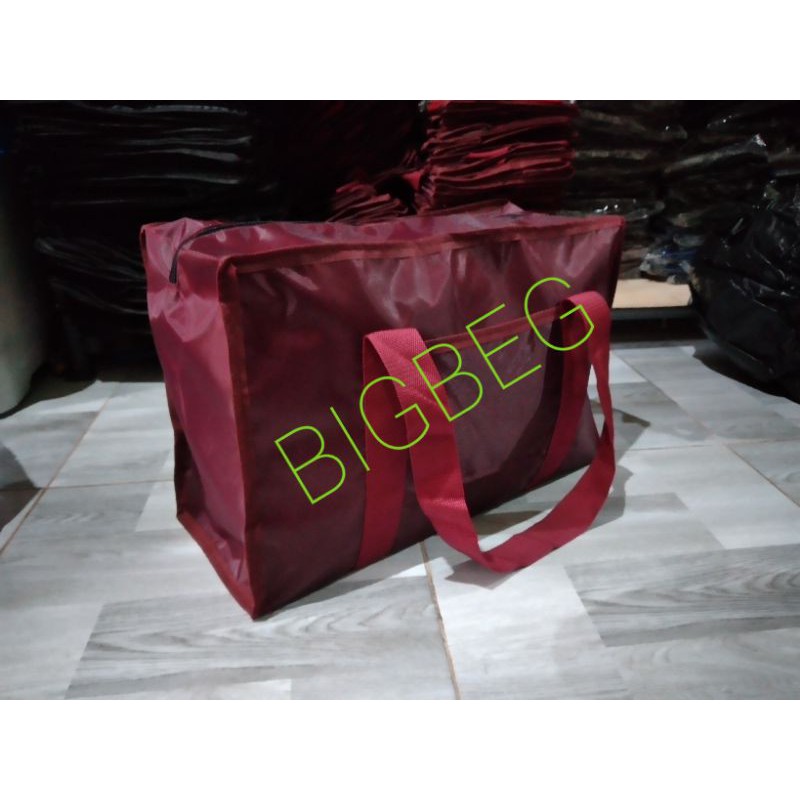 Tas Belanja Laundry Polos 45x20x35cm Travel Bag Belanja Serbaguna