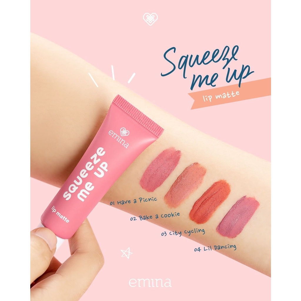 Emina Lip Cream / Lipcream Emina / Emina creamatte / EMINA Squeeze me up Lip Matte