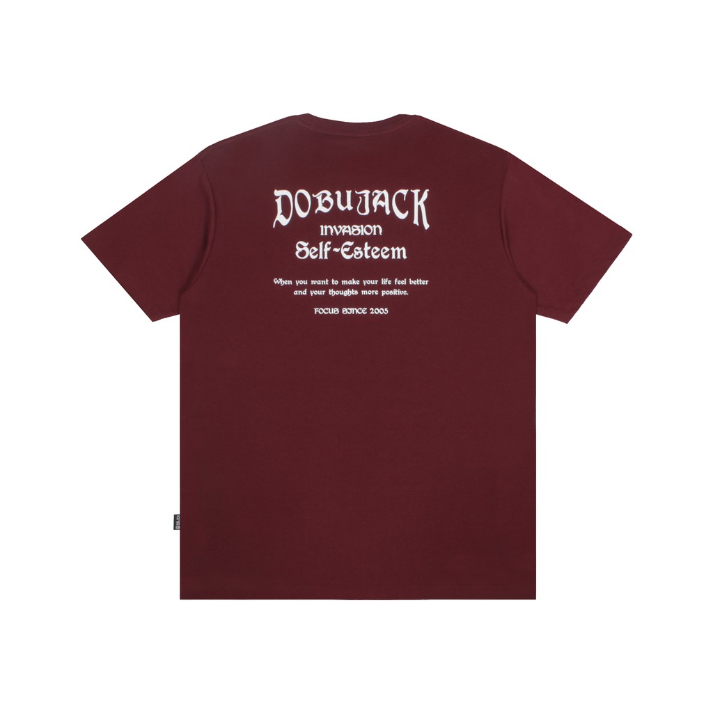 

Dobujack Tshirt Esteem Maroon Tees