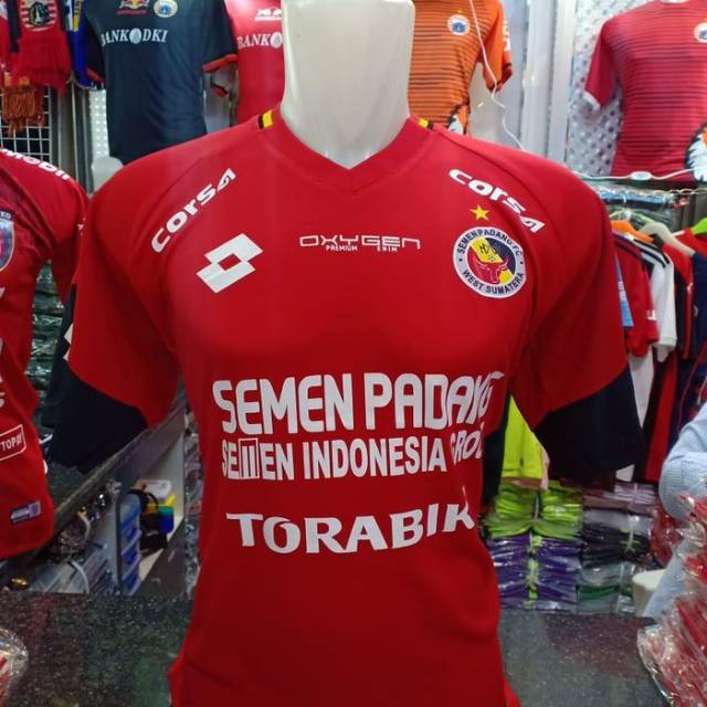 Jersey Bola Semen Padang Home Liga 1
