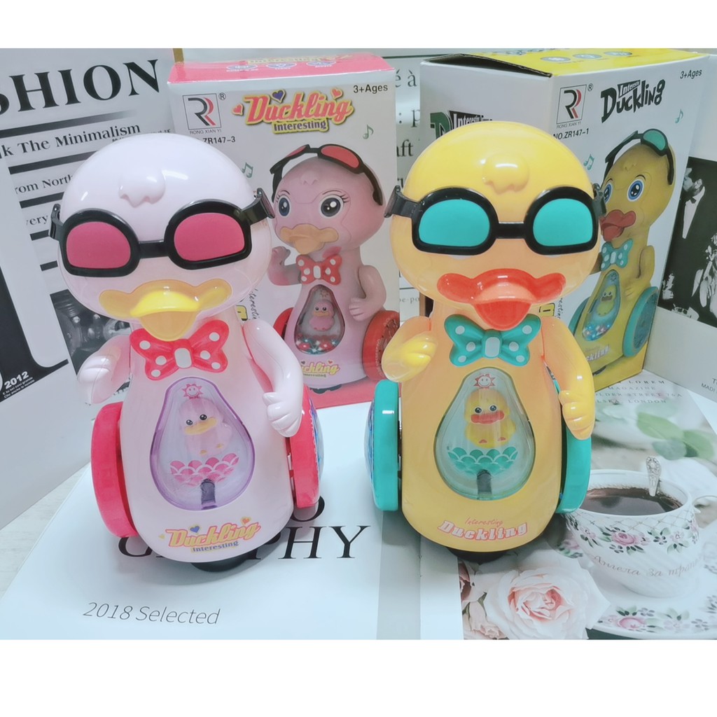 Kacamata hitam bebek / listrik universal / simulasi musik pencahayaan anak-anak mainan bayi bebek