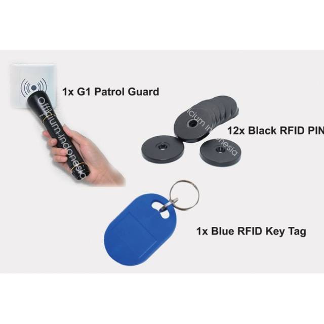 PROMAXI PATROL GUARD G-1 , 1pc RFID KEY &amp; 12pc RFID TAG ( PAKET )