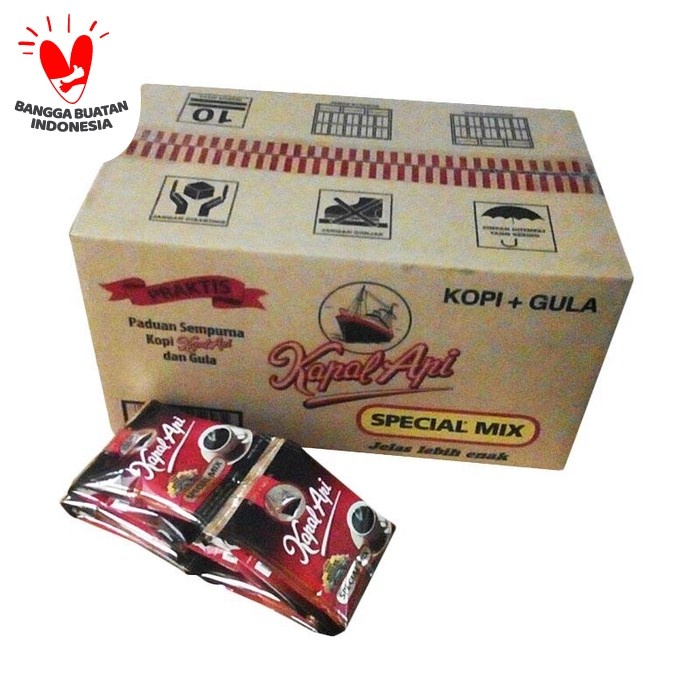 

Kopi KAPAL API SPECIAL MIX - Kopi + Gula - 10 sachet