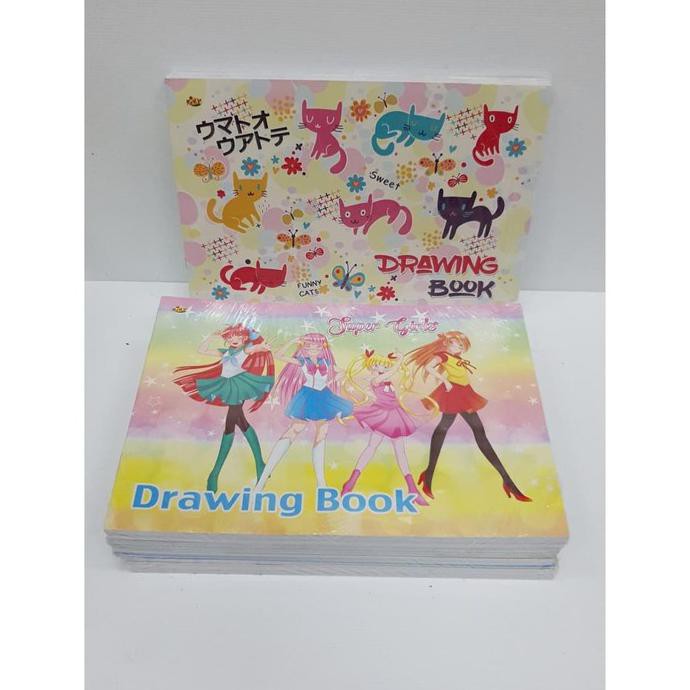 

(PERALATAN MENGGAMBAR) BUKU GAMBAR KIKY BESAR 4D PER PAK ISI 10 BUKU SKETCHBOOK COD