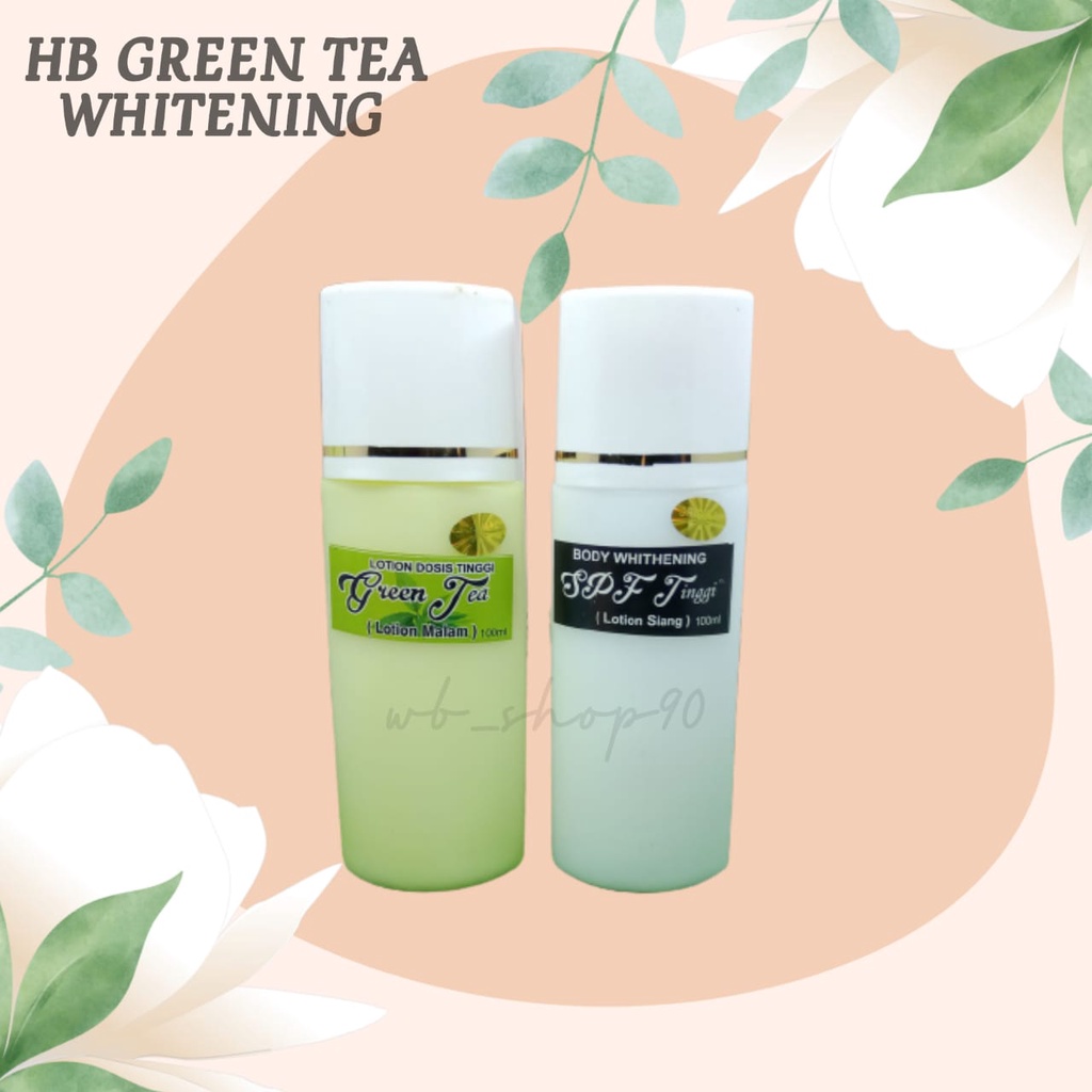 HBL Greantea Original HB Green Tea Dosis Tinggi Handbody Lotion Pemutih Badan Body Lotion Perawatan 
