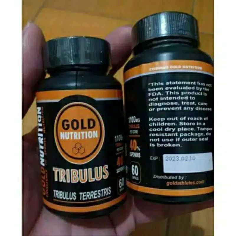 Tribulus gold TRIBULUS MURNI / asli / Obat hormon pria Suplement pria. obat Tribulus stack kapsul