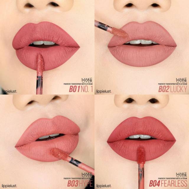 ❤ MEMEY ❤ MAKE OVER POWERSTAY Transferproof Matte Lip Cream