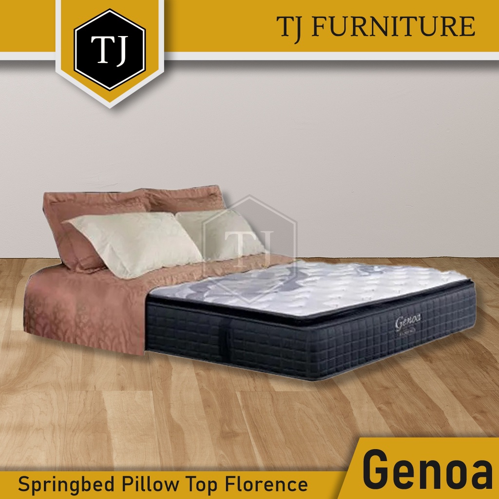 Springbed Florence Genoa Pillow Top - Hanya Kasur / Matras Only