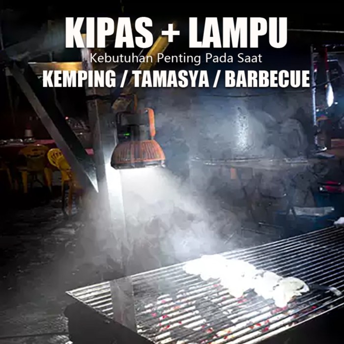 USB lampu camping charger dengan kipas angin lampu memancing / Lampu Camping / Lampu Camping Tahan Lama / Lampu Camping Lampu Outdoor / Lampu Camping Charger / Lampu Camping Lentera Gunung / Lampu Camping Lentera / Lampu Kipas Gantung / Lampu Kipas Led