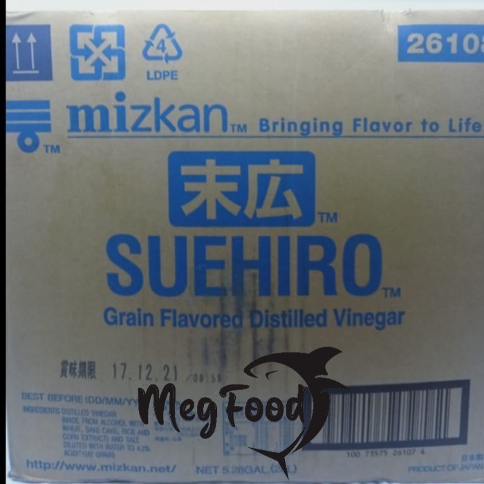 

Mizkan Suehiro/Cuka Beras Jepang merek Mizkan uk 20 Ltr