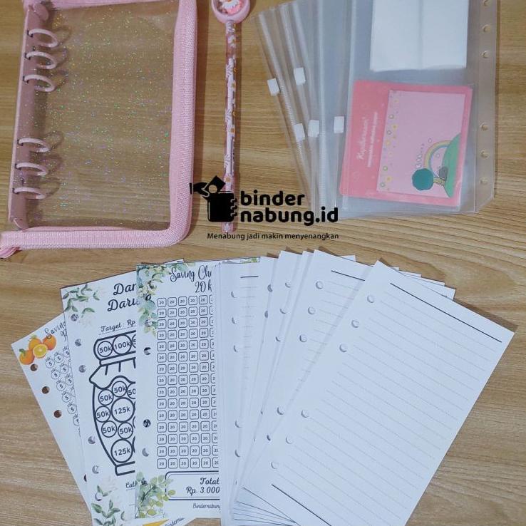 

Harga TERMURAAH.. Paket Hemat Binder Uk A6