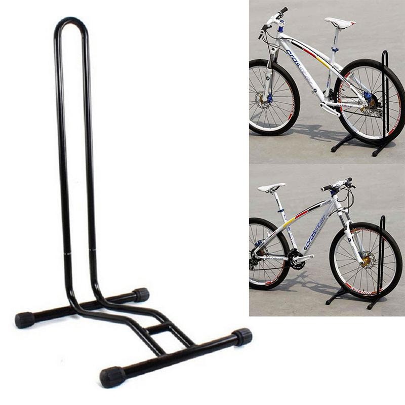 PEDOK SEPEDA L Vorcool Stand Parkir Sepeda Bicycle Racks Floor Standing Bike Display - L149 - Black