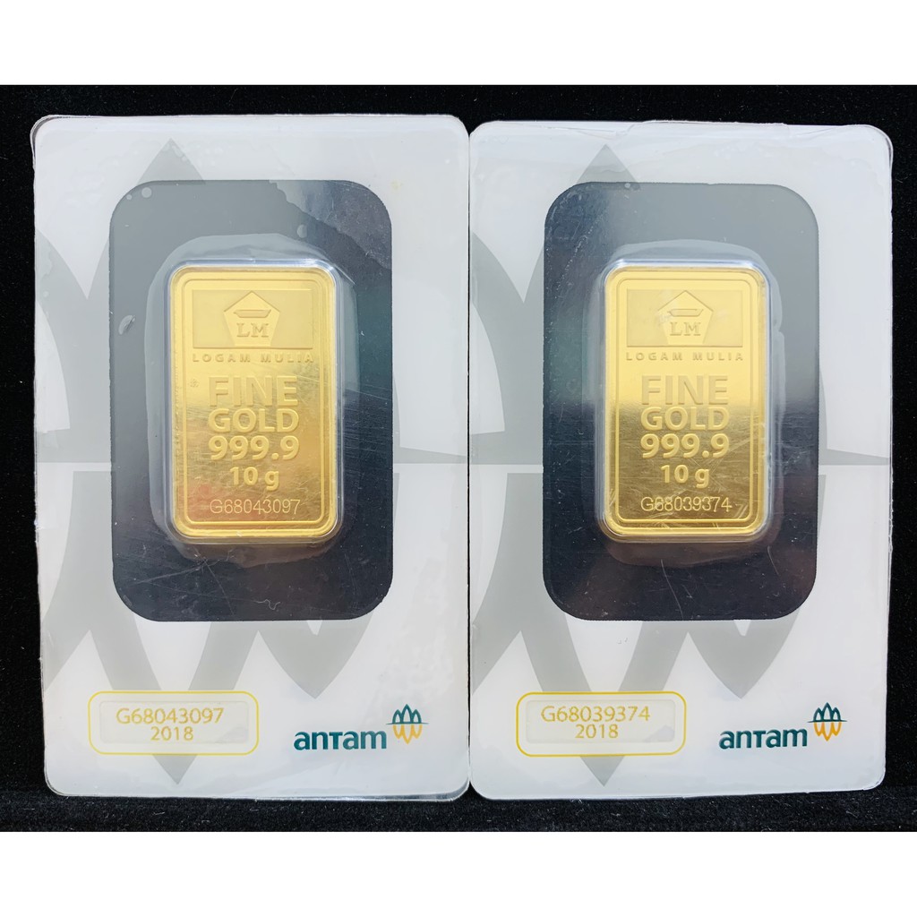 LOGAM MULIA EMAS ANTAM 10 GR CERTIEYE PRESS BERSERTIFIKAT TERMURAH