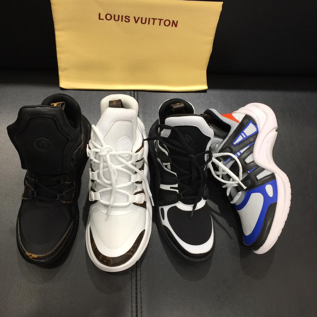 Sepatu Sneaker Louis-s Vuitton 90 Sepatu Ori/Branded/Quality/Super Quality/Kualitas/Asli/Mirror TB