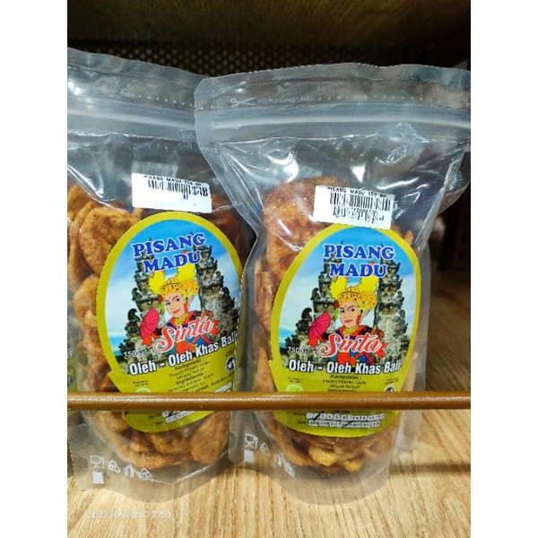 

KERIPIK PISANG MADU CRISPY ASLI BALI CAP SINTA 150gr ENAK GURIH RENYAH MANIS MADU ASLI + BUBBLE WRAP FREE