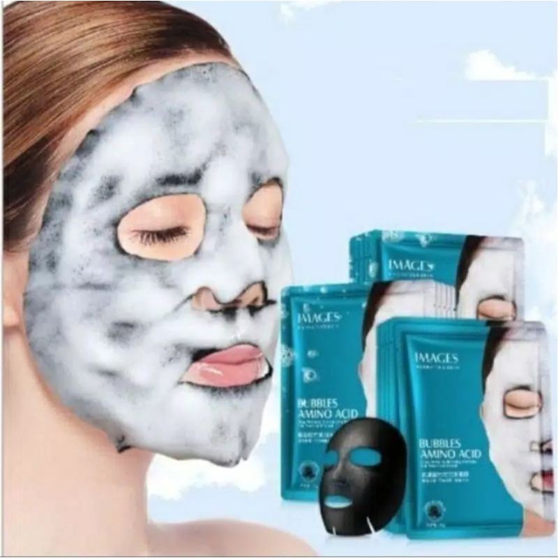 IMAGES BUBBLE AMINO ACID SHEET MASK-SHEET MASK BUBBLE