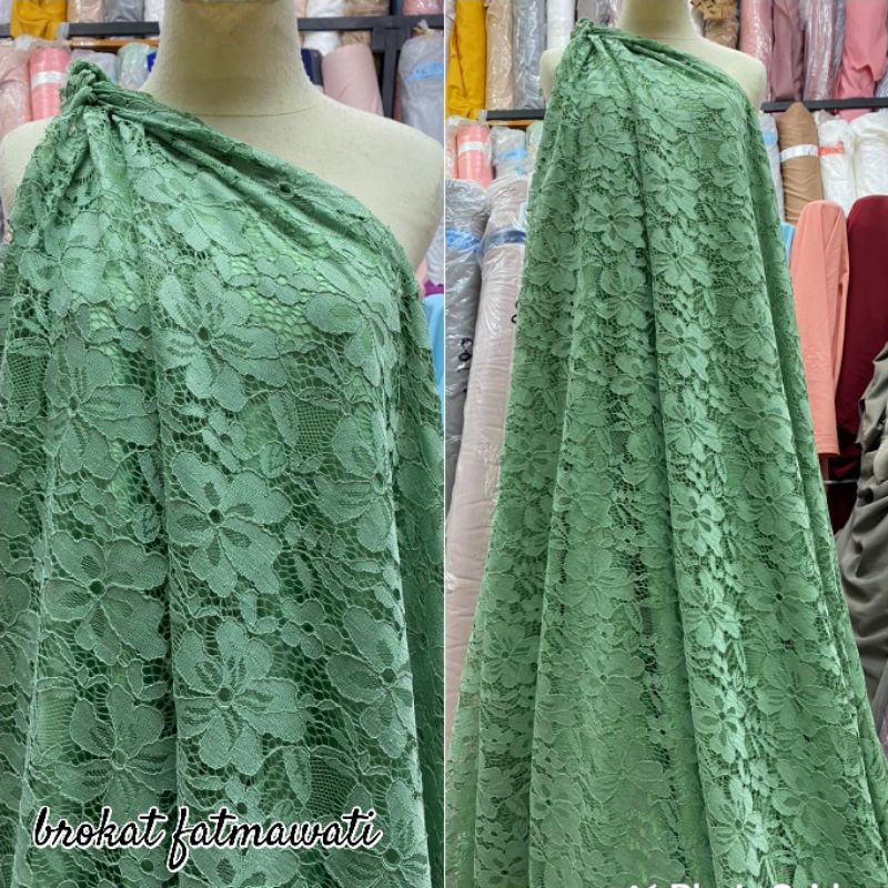 Bahan brokat Fatmawati, brukat, kain kebaya, bahan kebaya, brukat halus