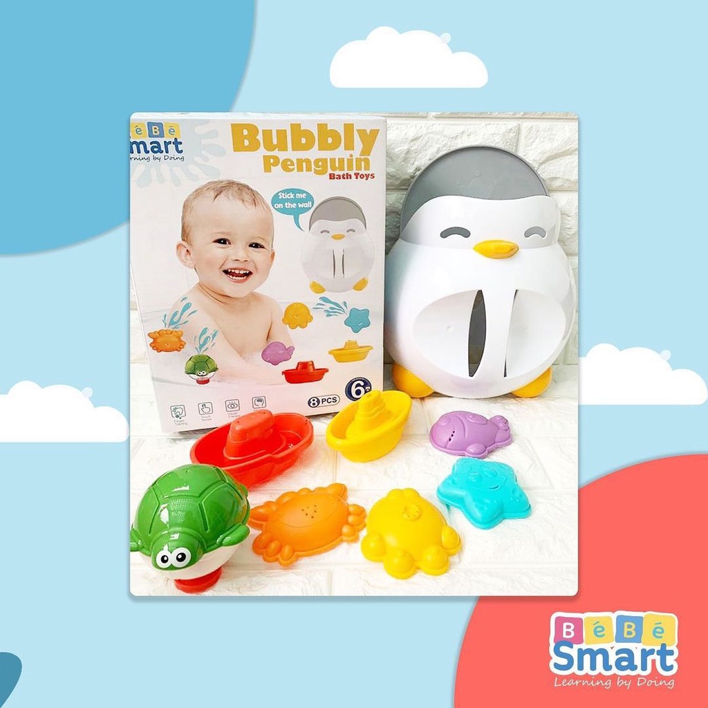 Bebe Smart Baby Penguin Bath Toys