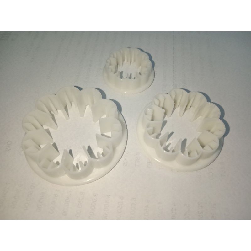 Cetakan Kue Kering Plastik YL-258 OPP (4,5cm - 2,5cm) isi 3pcs varian ukuran