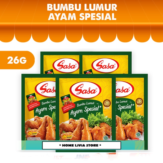 

Sasa Bumbu Lumur Ayam Spesial 5 x 26 gr