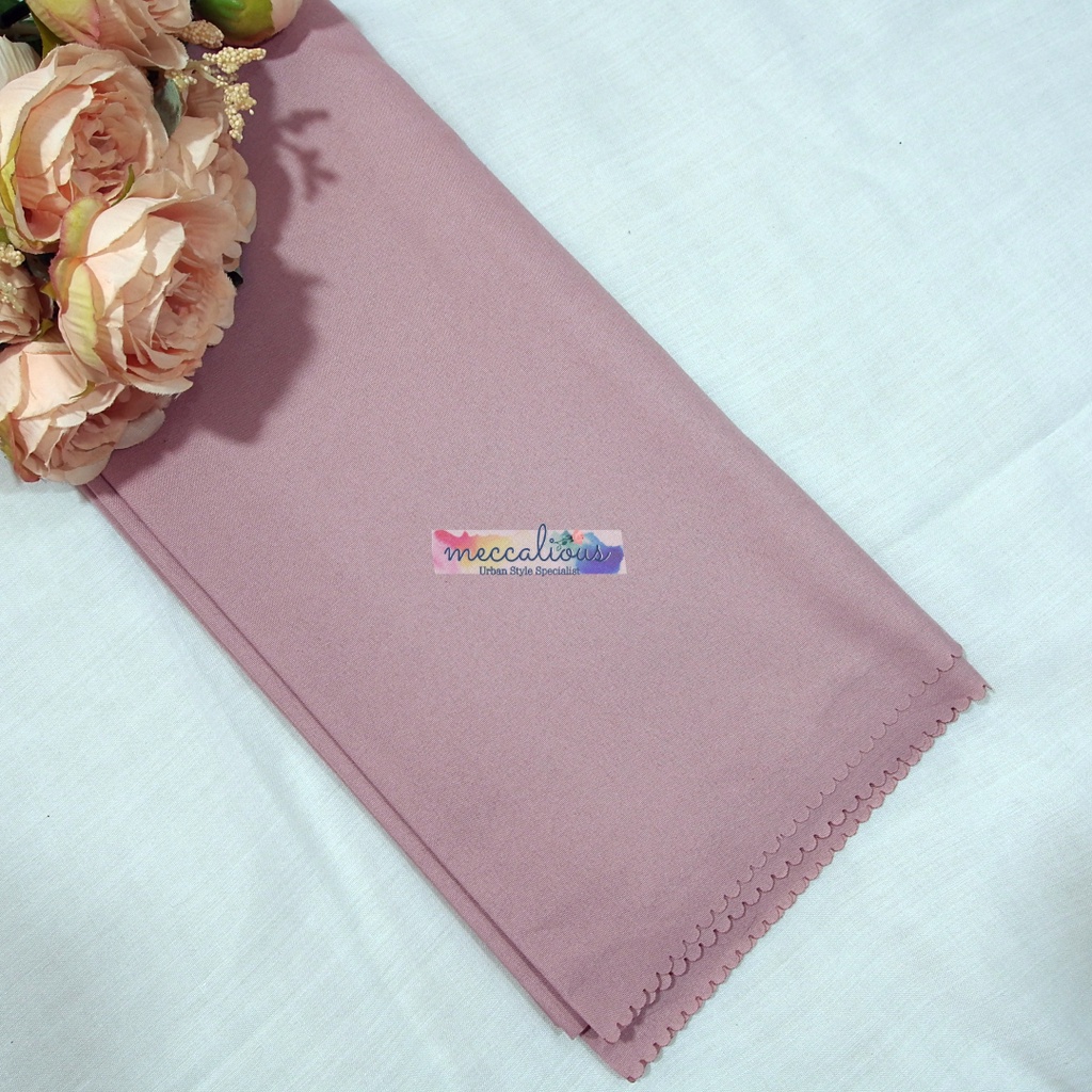 Jilbab Segi Empat Azara Voal Syari 130 x 130 Oskara  Miracle Jumbo Laser Cut-Blush Pink