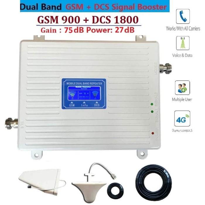 Gsm Repeater High Power 2G & 4G (900Mhz&1800 Mhz)