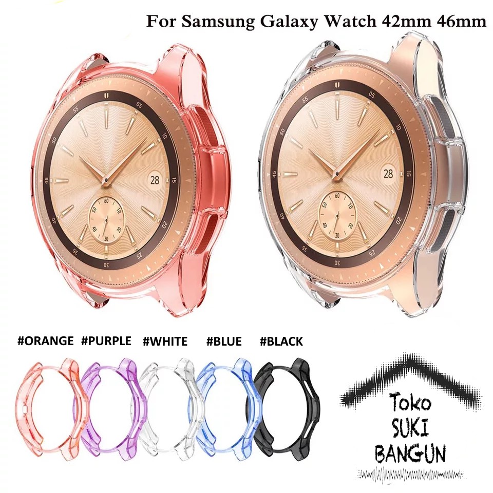 Galaxy Watch Case 42mm 46mm Samsung SM-R800 SM-R810 Rubber Silicone