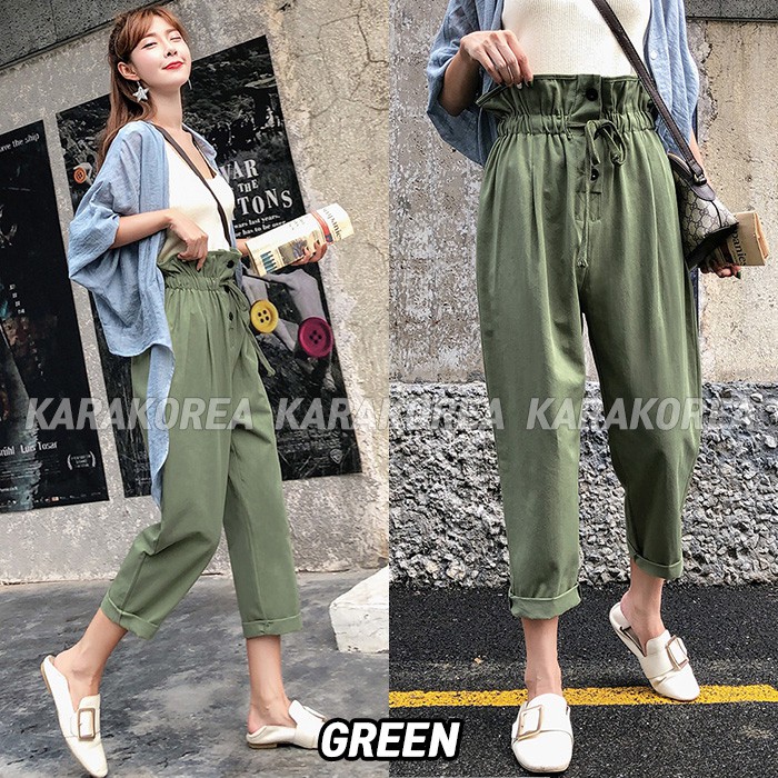 KARAKOREA 855 Beyonce Pants/Celana Panjang/Celana Roll / Celana Boyfriend Pants/Celana Korea