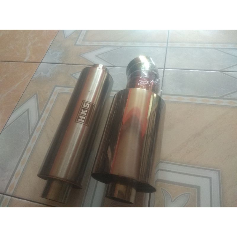 KNALPOT MOBIL JS RACING+RESONATOR ISI