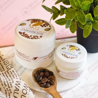 SR12 COFFEE  MASK /HALAL / BPOM / HERBAL AMAN / PRODUK MUSLIM / SKINCARE INDONESIA