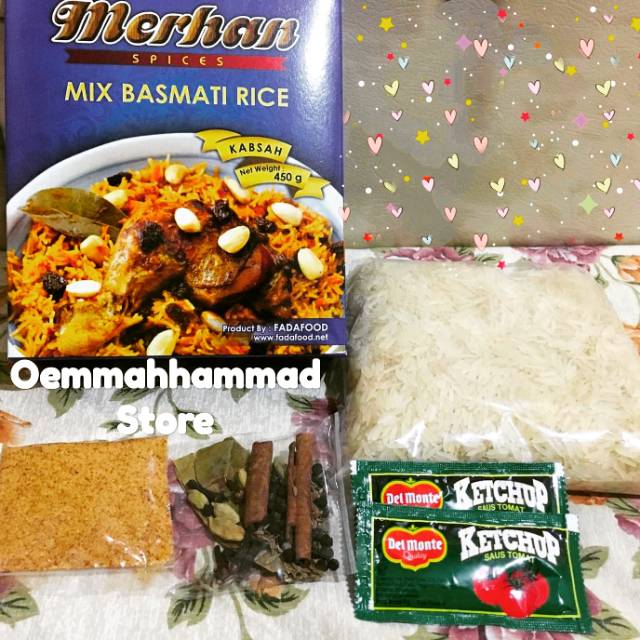 

MERHAN, Paket Nasi Kabsah Praktis (BERAS+BUMBU JADI)