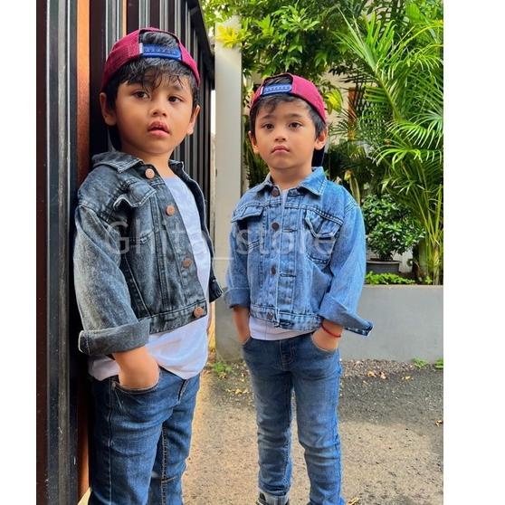 Keluaran Terbaru.. Jaket Jeans anak umur 2-7 tahun KAIN JEANS TEBAL Jaket denim anak premium jaket j