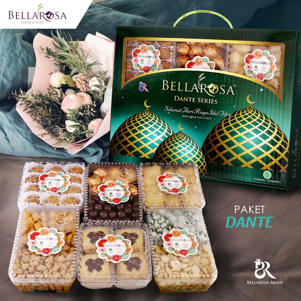 Apazada Paket Kue Kering Bellarosa Dante Shopee Indonesia