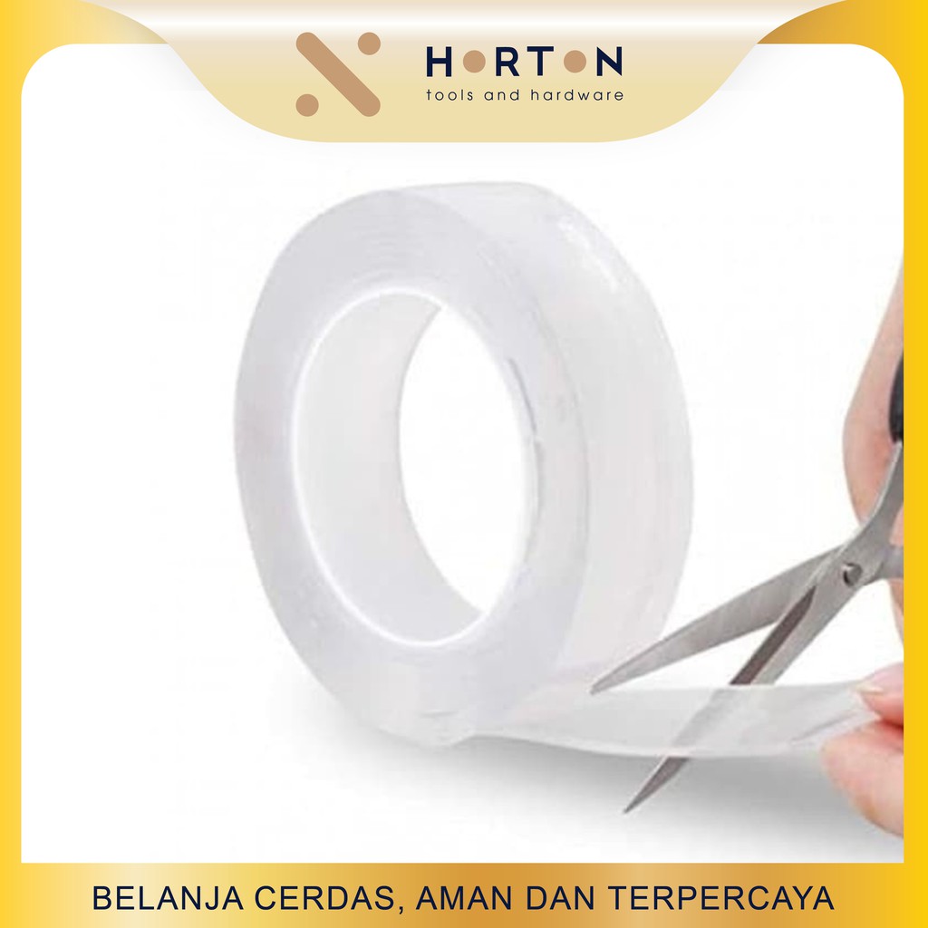 

Double Tape Bening / Isolasi Double Tape Transparan