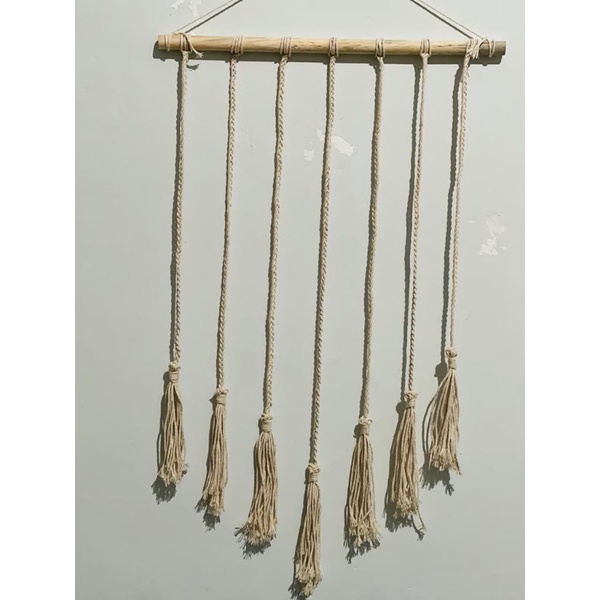 READY STOK) macrame hiasan dinding/ gantungan photo / macrame wall hanging (HD 120)