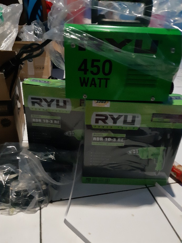 Ryu Rii 120-2 Mesin Travo Las Listrik Inverter Mma 120 450 Watt