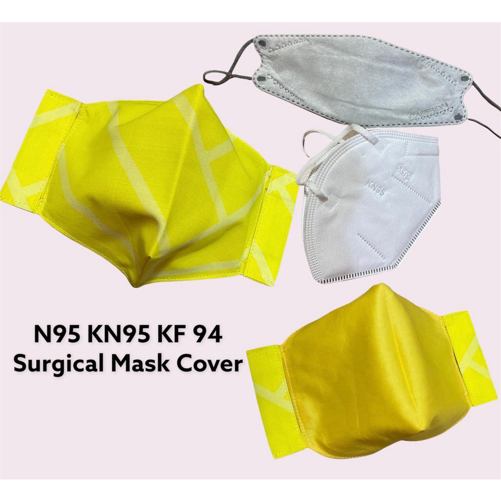 Fawn'G Handmade - N95 KN95 KF94 Mask Cover / Sarung Masker Kain Bolak Balik (Reversible)