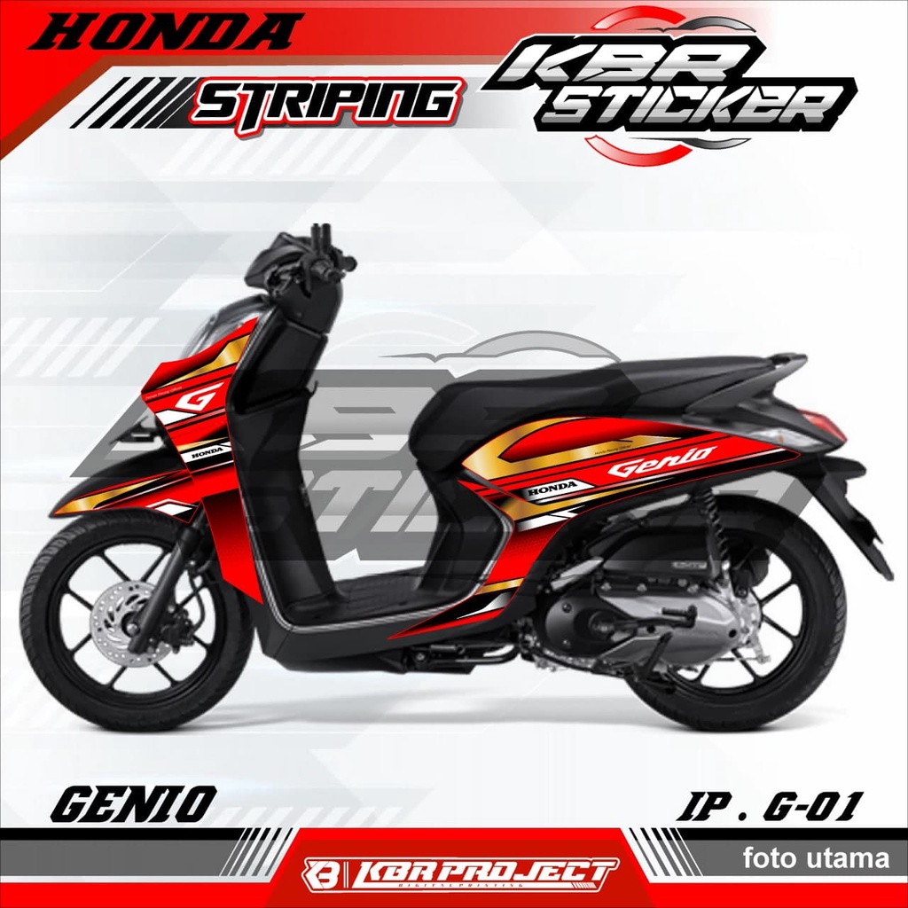 (COD) STICKER STRIPING GENIO -  STICKER STRIPING MOTOR GENIO.01