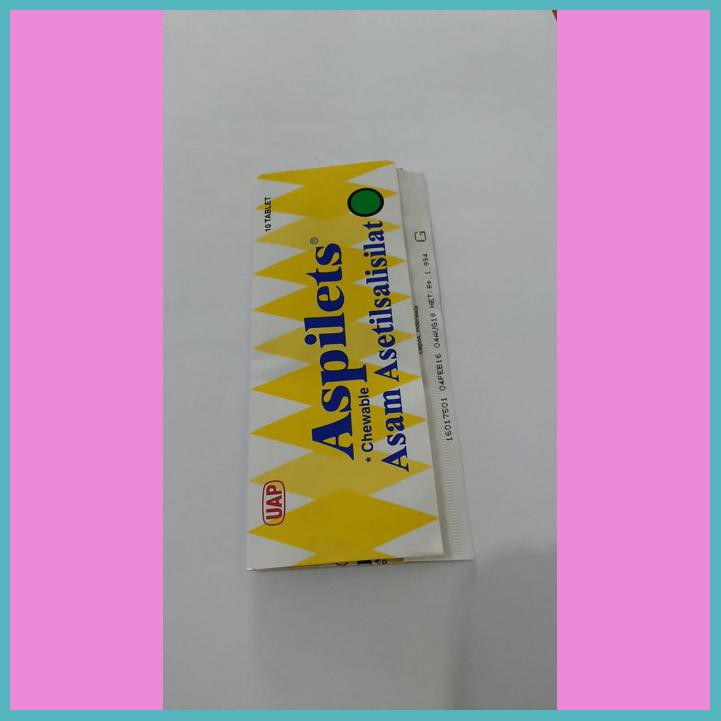ASPILET 80 MG OBAT PENGENCER DARAH ASPIRIN