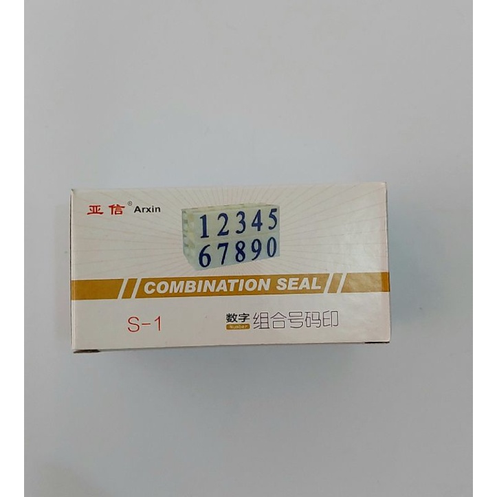 

RB Stempel Angka Bongkar Pasang S1 Stempel Karet Motif Angka