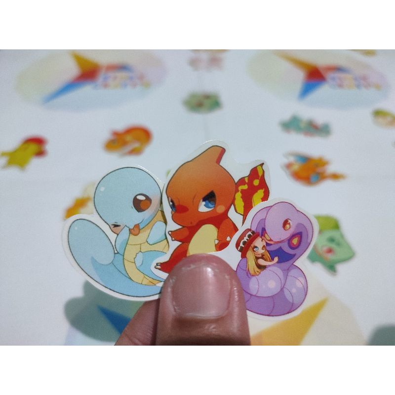 

Sticker Aestetic Tumblr Kartun Pokemon Katalog 1 Lucu Imut Chibi Bahan Glosy Photo Papper