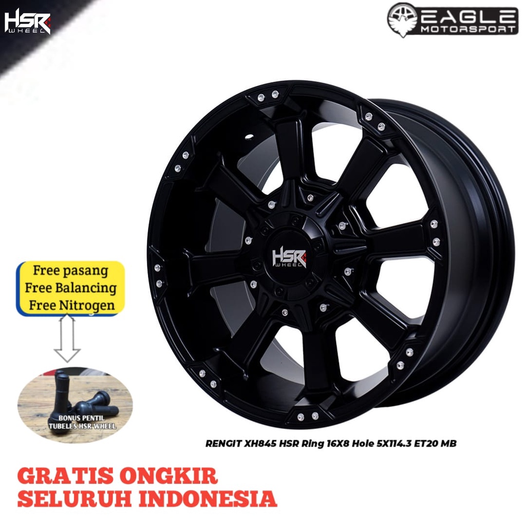Velg R16 Pelek Mobil Innova Xpander Terios Rush Pelek Semi Offroad HSR RENGIT Ring 16