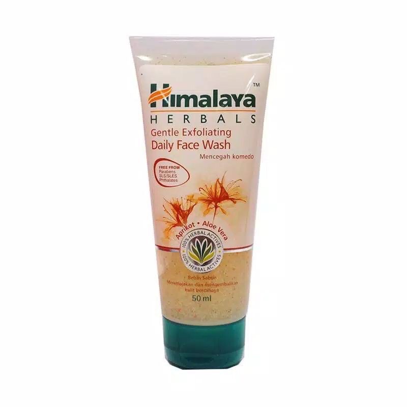 ✿ELYSABETHME✿  Himalaya exfodaily face wash 100ml cuci muka sabun plus scrub untuk angkat kulit mati mengobati jerawat acne