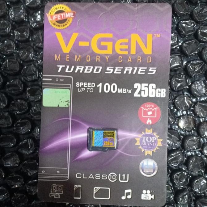 Jual Vgen 256 Gb Micro Sd V-Gen 256 Gb Class 10 Turbo Memory Card Original