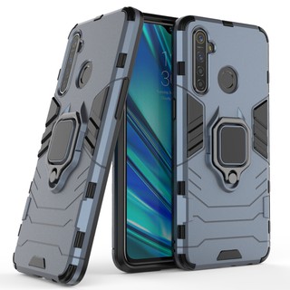 Realme 5 Pro Case Silicone Hard Plastic Armor Cover HP