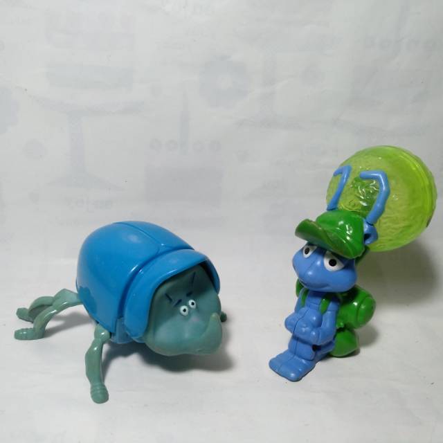 Bugs Life Happy Meal Mcdonald Mcd Antz Disney Mainan Kumbang Badak Serangga Rhino Bug Jadul Lawas