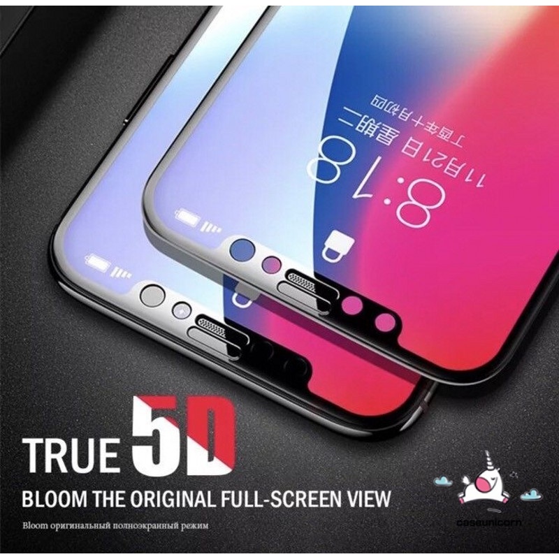 Pelindung Layar Tempered Glass 5d Untuk Iphone 11 / 7 / 6 / 6s / 8plus / 11pro / X / Xs / 12pro Max