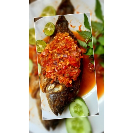 

pecak ikan mas