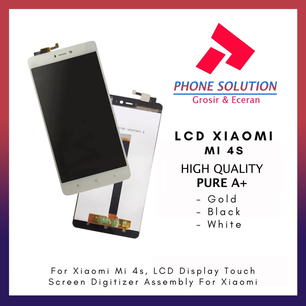 LCD Xiaomi Mi 4s Fullset Touchscreen // Supplier LCD Xiaomi Mi - Garansi 1 Bulan